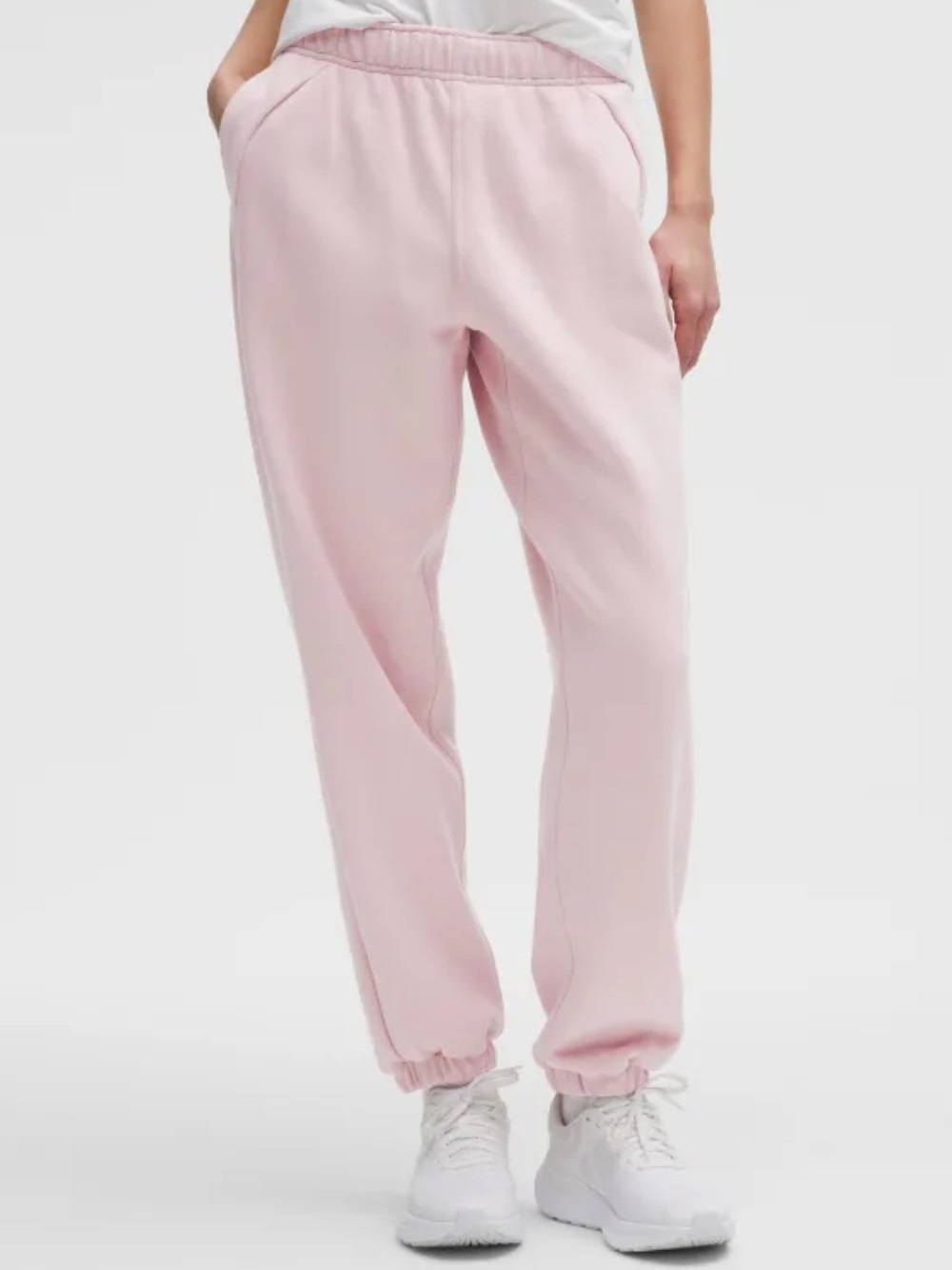 Scuba Mid-Rise Oversized Jogger Regular Pink Haze Medium